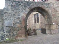 an der Stadtmauer in Fritzlar