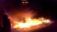 Willingen- Usseln, Osterfeuer am Sonntagabend