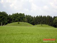 Keltische GrabhÃ?gel vor der Heuneburg