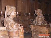 Im Chorgestühl des Ulmer Münsters