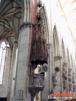 Kanzel im Ulmer Münster