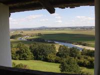 Blick auf Donau und Bussen von der Heuneburg