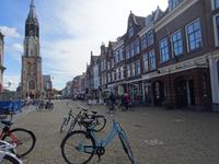 Delft - Marktplatz, Blick zur neuen Kirche