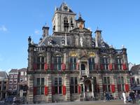 Delft - Marktplatz, Rathaus