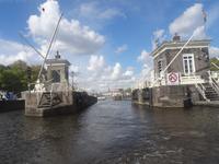 Amsterdam - Grachtenrundfahrt, Schleuse