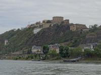 Koblenz - Festung Ehrenbreitstein vom Schiff aus