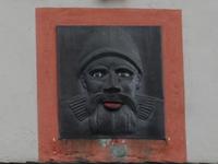 Koblenz - altes Kauf- und Danzhaus, der Augenroller mit Zunge