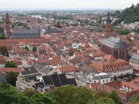 Heidelberg - Blick vom Schloss auf die Stadt