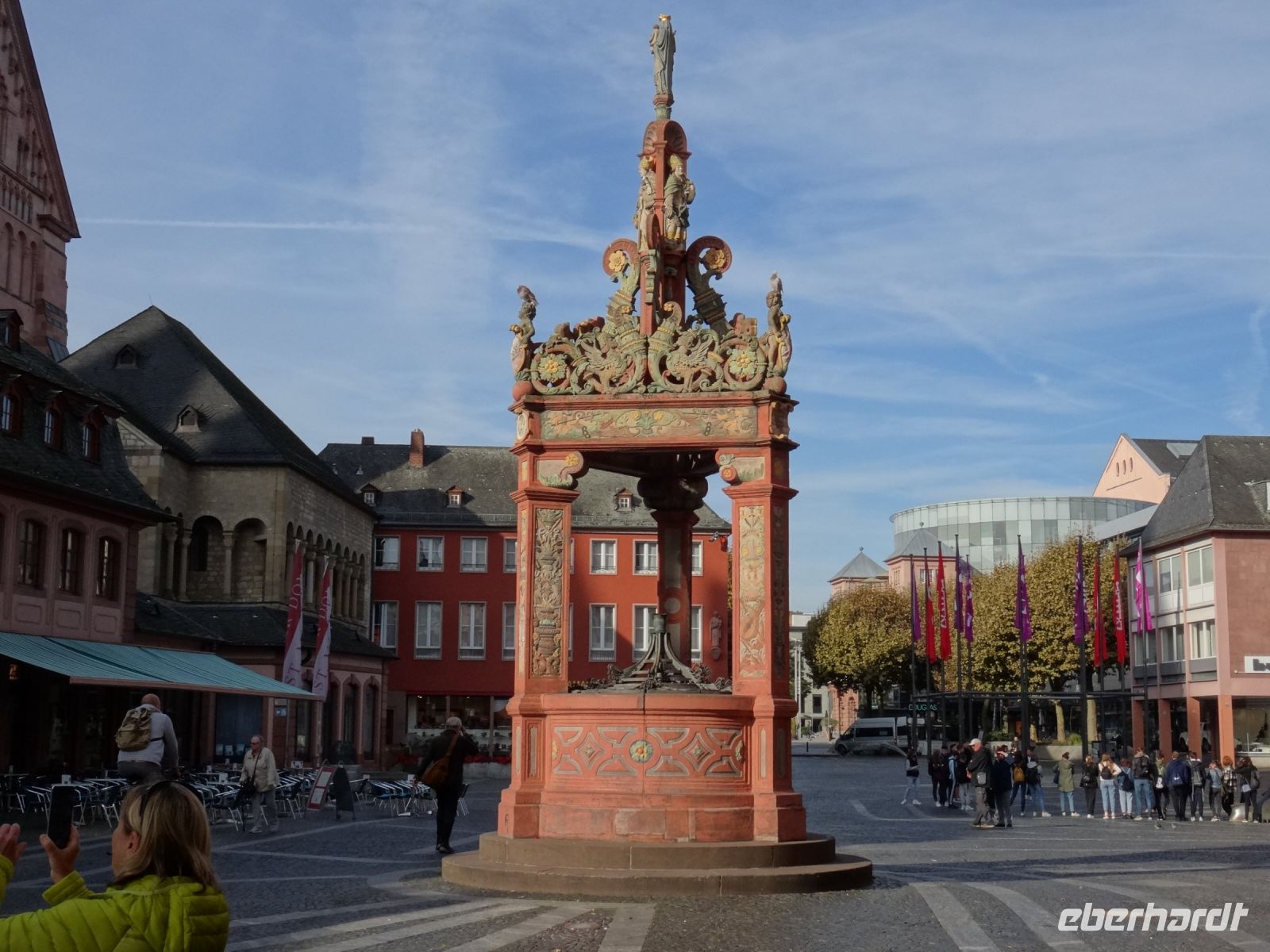 Mainz - Renaissancebrunnen auf dem Marktplatz