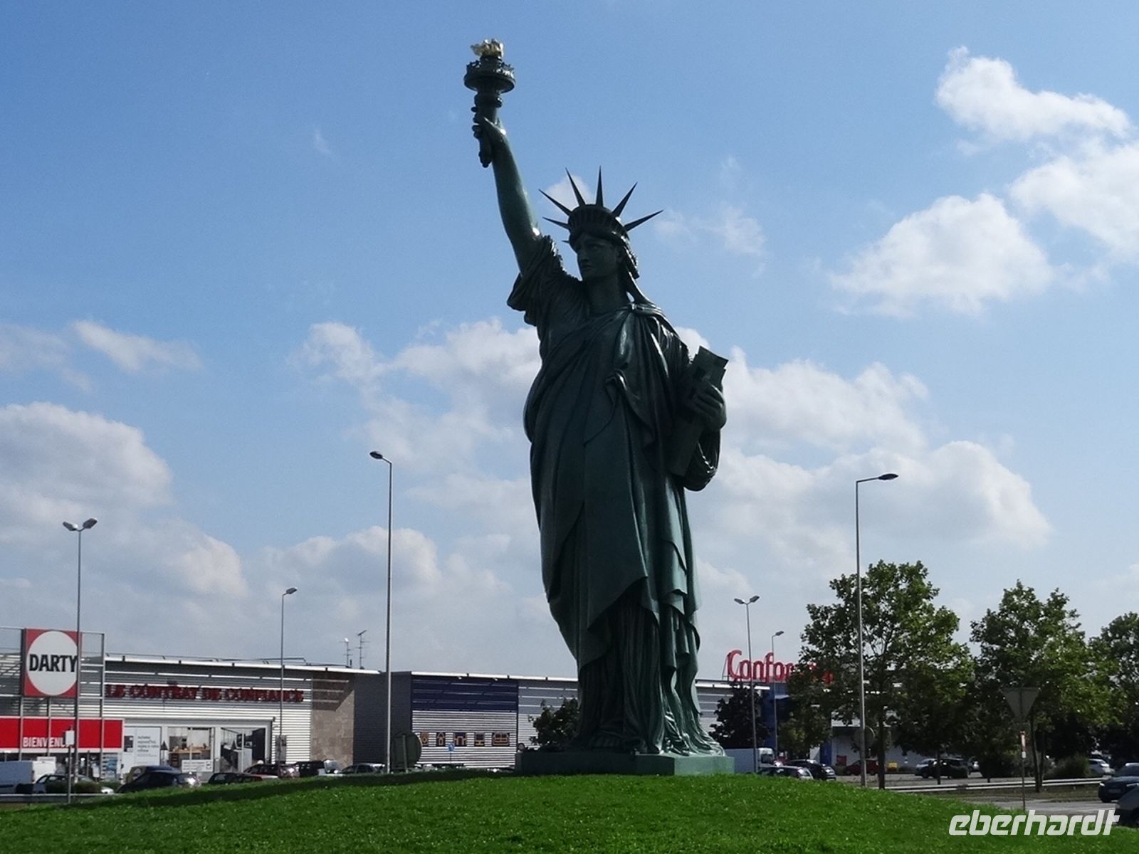 Colmar - Freiheitsstatue zu Ehren seines 