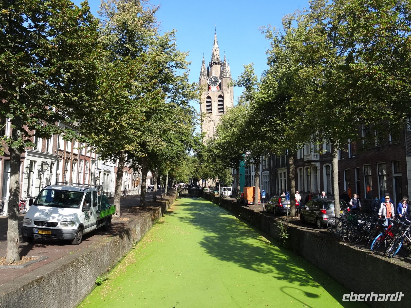 Delft - Blick auf die Oude Kerk