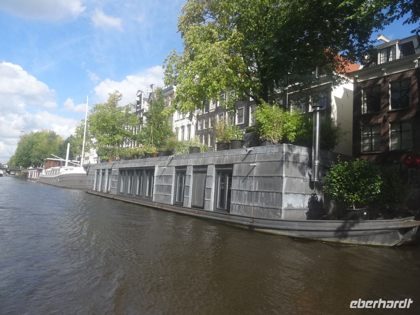 Amsterdam - Grachtenrundfahrt, Hausboot