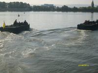 Übung der Pioniere auf Mittellandkanal + Weser
