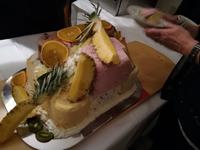 ... und auch die Eisbombe fehlt nicht zum Abschluß der Silvesterfeier...