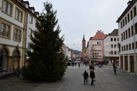 054 Würzburg - Blick vom Dom-St.-Kilian in die Domstrasse