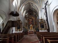 Blick ins Münster auf der Fraueninsel