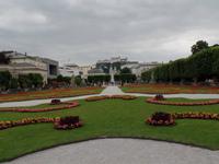 Blick vom Schlossgarten Mirabell zur Feste Hohensalzburg