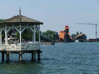 Blick zur Bregenzer Seebühne