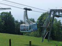 Mit der Seilbahn geht es hinauf auf den Pfänder