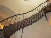 Treppe aus Eisenkunstguss zum Aussichtsturm