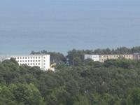 Blick vom Adlerhorst Naturerbezentrum auf Prora