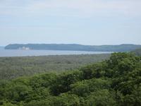 Blick vom Adlerhorst Naturerbezentrum Prora auf Binz