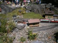 Ebenso die Gartenbahn