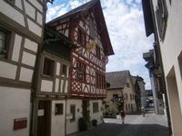 Straßenszene in Stein am Rhein