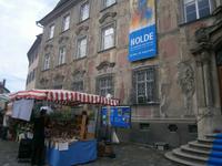 Noch einmal das Stadtmuseum mit seiner bemalten Fassade
