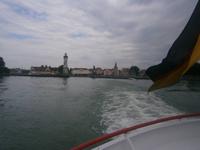 Die Altstadt auf der Insel tritt immer weiter zurück