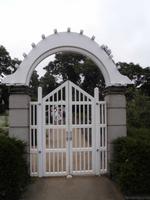 Eingang zum Rosengarten