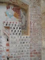 wieder freigelegte Wandmalerei