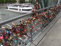 Liebesschlösser am Eisernen Steg, Frankfurt am Main