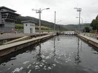 Schleuse auf der Mosel