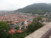 Blick auf Heidelberg vom Schloss
