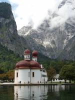 Wallfahrtskirche + Ostwand Watzmann