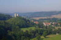 Blick auf Burg Saaleck
