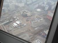 Blick vom Fernsehturm auf den Alexanderplatz