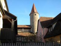 Stadtmauerdetail in Rothenburg