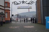 Der Blick auf die Kirche St.Nicolaus in Kues am anderen Ufer 