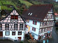 Alpirsbach, Blick von unserem Hotel