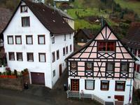 Alpirsbach, Blick von unserem Hotel