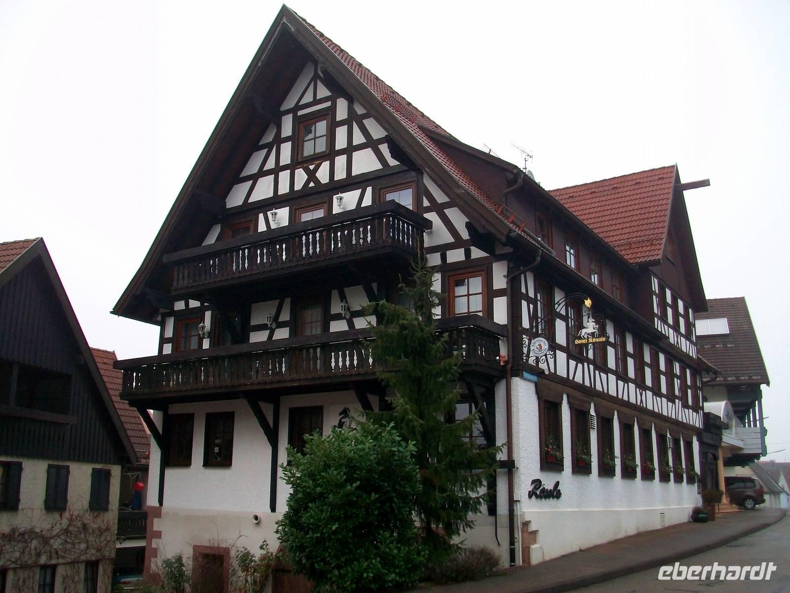 Alpirsbach am Neujahrsmorgen (Unser Hotel Rössle)