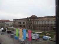 Blick auf den Zwinger