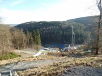 Blick zum Auslauf der Schanze