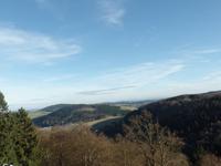 Blick von der Schanze ins Upland