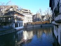 Blick von der Drehbrücke auf die 