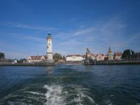 Wir verlassen Lindau in Richtung Friedrichshafen