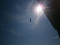 Ein weiteres mal überfliegt es uns