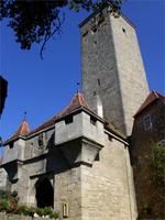 Das Burgtor in Rothenburg o. d. T.